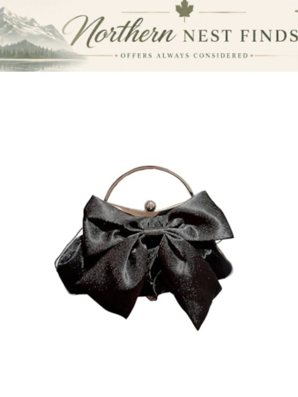 Verdusa Bowknot Ruched Clutch Purse Chain Strap Party Handbag
